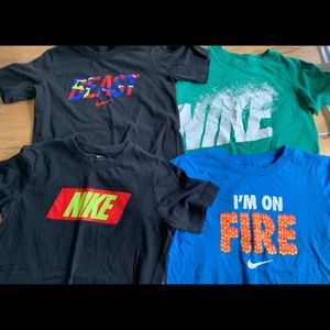 Boys Nike T shirts Lot of 4